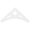 Ekena Millwork Pitch Wellington Architectural Grade PVC Gable Pediment, 60"W x 27 1/2"H x 1"P (11/12) GPP060X028X100WEL - alternate 4
